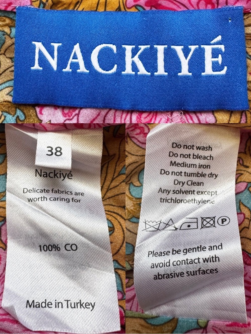 Nackiyé Artemisia Dress in Iris Pink FR:38 US:6 Medium - Picture 12 of 13